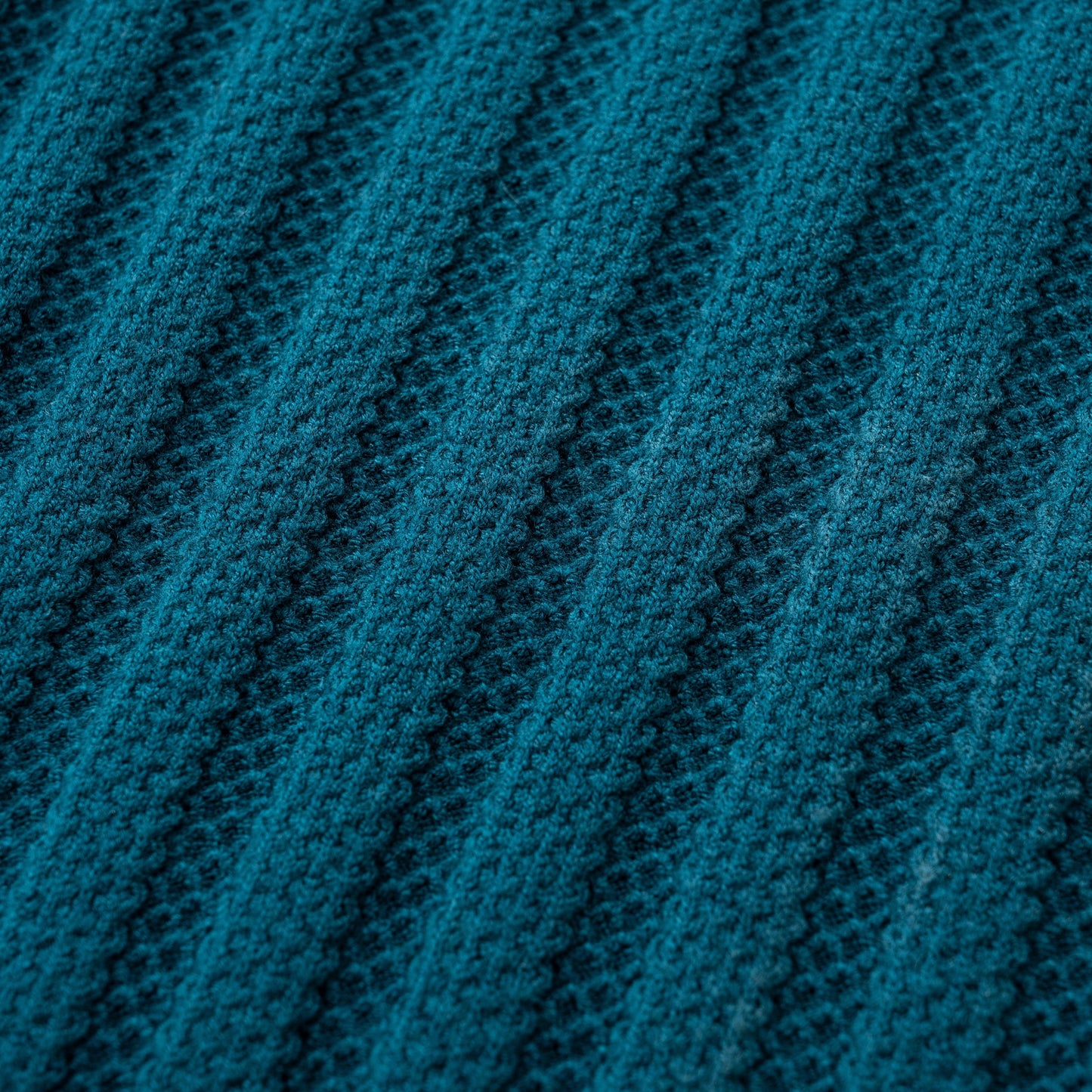 NÓR Ribbed Knit Polo — Horizon