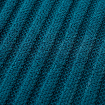 NÓR Ribbed Knit Polo — Horizon